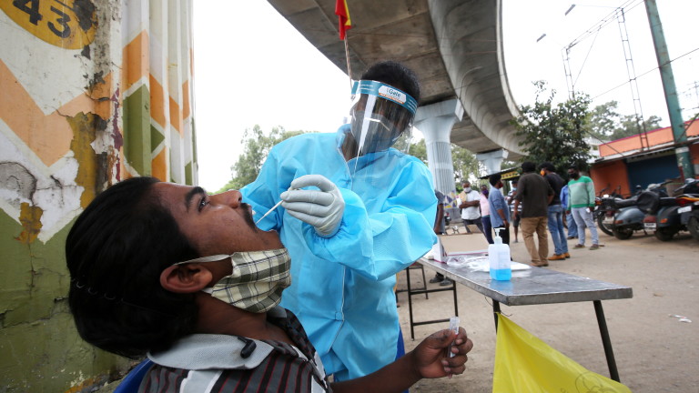 Индия с нов рекорд на заразените с новия коронавирус за 24 часа