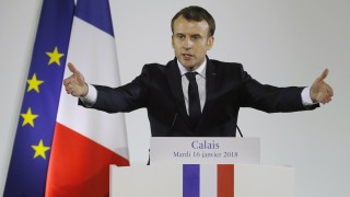 Президентът на Франция Еманюел Макрон обяви че страната му няма