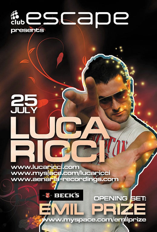 Luca Ricci покорява клуб Escape