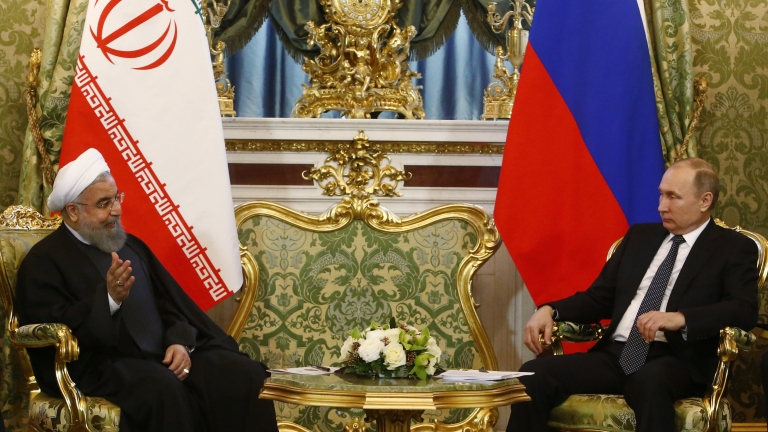 Путин и Рохани смятат за неприемливи агресивните действия САЩ в Сирия