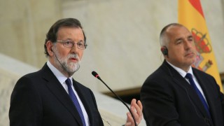 Испанският премиер Мариано Рахой ни поздрави за европредседателството Двамата с
