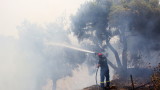 Гръцките власти изпращат подкрепления за борба с пожарите на север