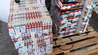 Откриха 2366 кутии цигари на Дунав мост Видин съобщават от Агенция