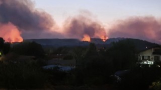Продължава гасенето на пожара в района на село Славянци община