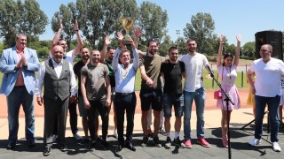 Министърът на младежта и спорта Красен Кралев кметът на Пазарджик