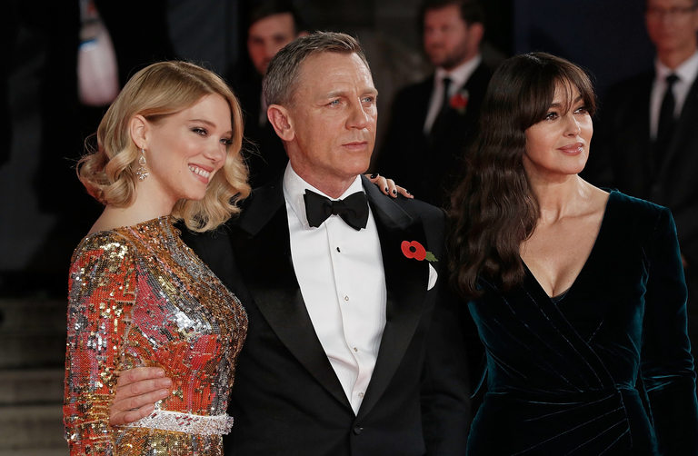 С Леа Сейду и Моника Белучи