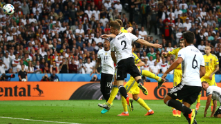 Германия – Украйна 2:0 (Развой на срещата по минути)