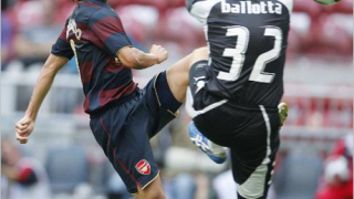 Едуардо да Силва с първи гол за Арсенал