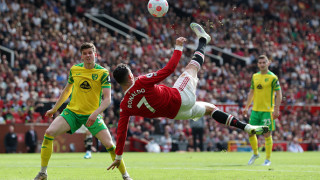 Кристиано Роналдо разпердушини "канарчетата" и доближи Ман Юнайтед до топ 4