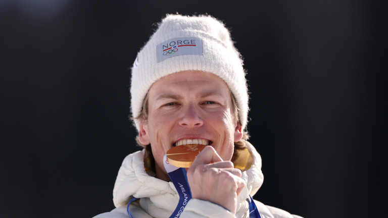 Клаебо заслужи златния медал в скиатлона