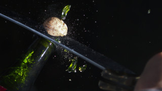 Как да гръмнем шампанското с нож