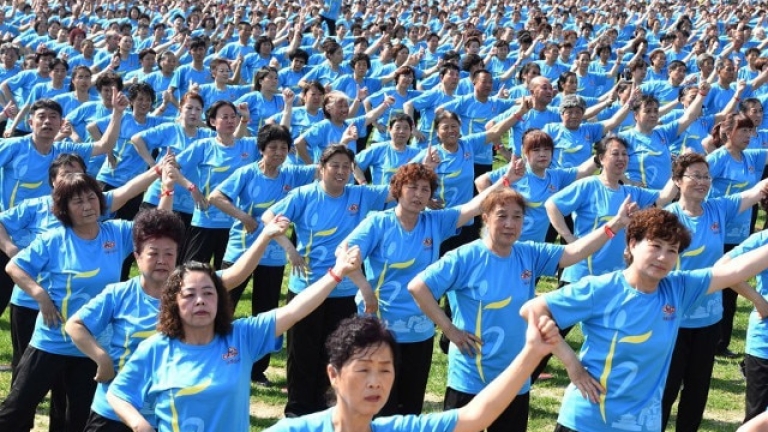 31 хил. китайки поставиха световен рекорд с уличен танц