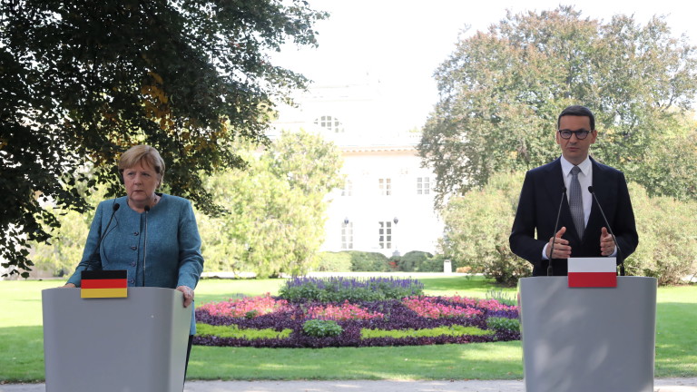 Меркел се опитва да успокои страховете на Полша за "Северен поток 2"