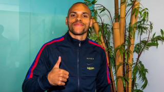 Новият нападател на Барселона Мартин Брайтуайт говори пред каталунската преса