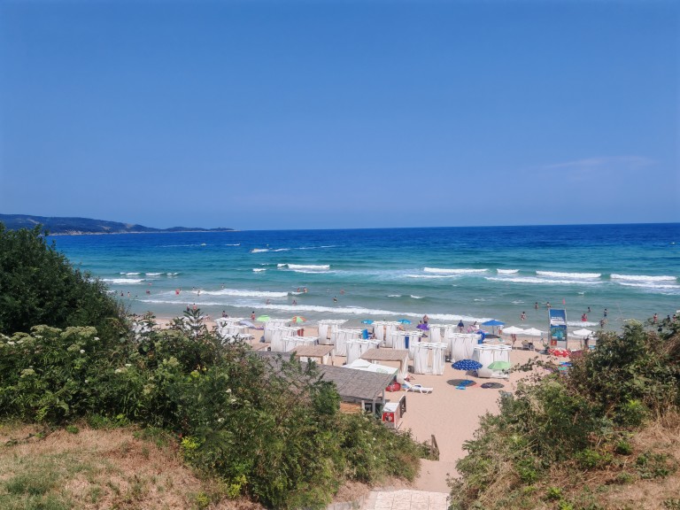 Северният плаж на Приморско