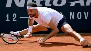 Григор Димитров се бори мъжки но загуби с 1 2 сета 3 6