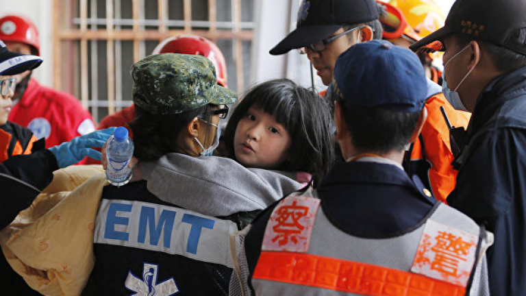 114 вече са жертвите на земетресението в Тайван