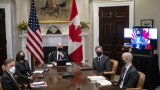 Байдън и Трюдо подчертаха сътрудничеството, не засегнаха Huawei и Keystone XL