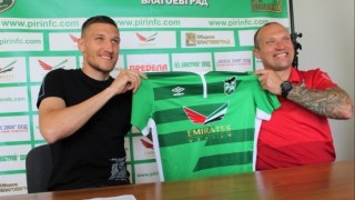 Преслав Йорданов вече е футболист на Пирин Благоевград Централният нападател подписа с