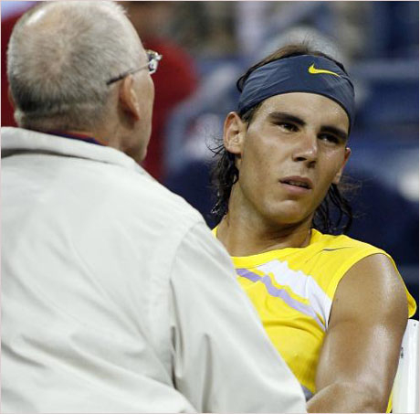 Рафаел Надал аут от "US Open"