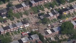 Силна газова експлозия събори жилища в Балтимор