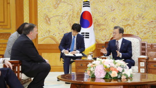 Президентът на Южна Корея Мун Дже ин заяви че светът избегна
