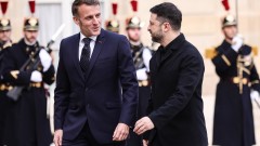 Зеленски пристигна в Париж за среща с Макрон