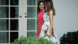 Испанското кралско семейство е на посещение в САЩ като обикаля