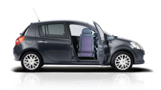 Renault предлага въртяща се седалка за Clio