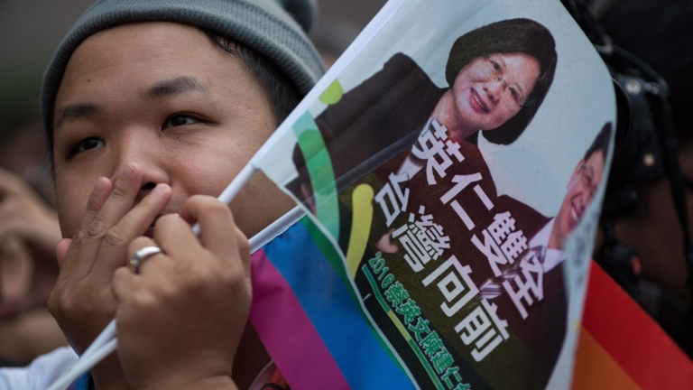 За първи път жена става президент на Тайван