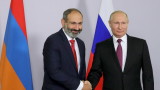  Пашинян пред Путин: Армения желае да задълбочи военното съдействие с Русия 