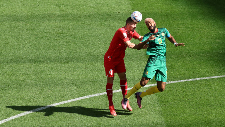 Швейцария - Камерун: 1:0 (Развой на срещата по минути)