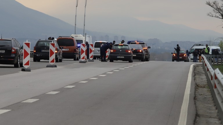 Трафикът на входа на София от магистрала Тракия е по-малък