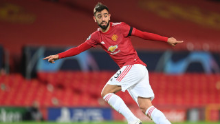 Бруно Фернандеш който е традиционният изпълнител на дузпи в Манчестър