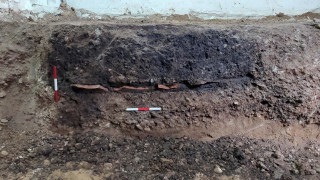 Първи скелет е открит в един в късноантичните гробове при