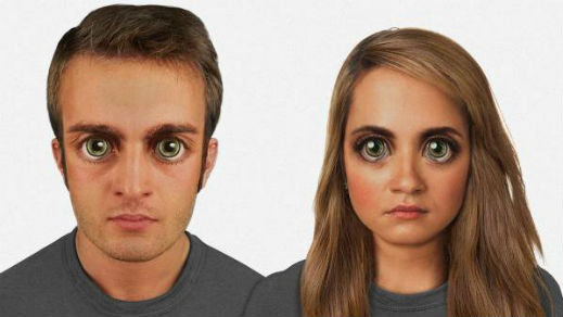 Ето как ще изглежда човешкото лице след 100 000 години