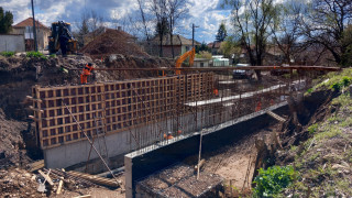 Новия мост в село Горна Кремена на третокласния път III 103