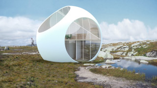 Компанията Cloud Architects е проектирала сглобяема сферична къща с площ 515