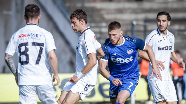 Славия - Монтана 2:1 (Развой на срещата по минути)