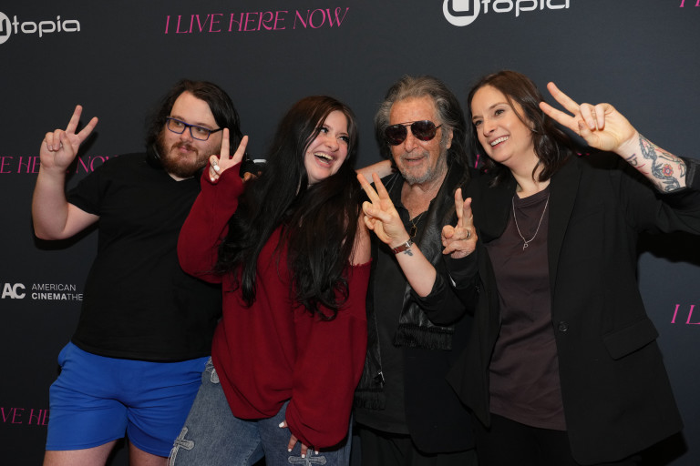 Пачино с децата си