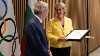 Почетният президент на Международния олимпийски комитет МОК Томас Бах поздрави