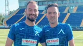 Халфът на Левски Симеон Славчев приветства новото попълнение на