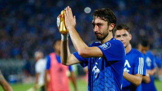 Централният защитник на Левски Кристиан Димитров тренира отделно от основната