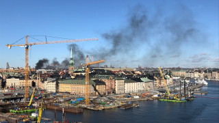 Мощен взрив се чу в Западната част на Стокхолм
