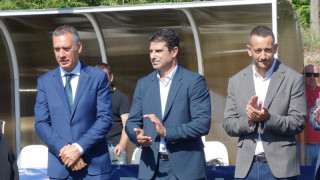 Президентът на Български футболен съюз БФС Георги Иванов Гонзо и кметът