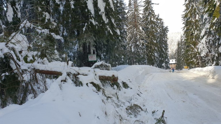 Снегът блокира 10 души в Родопите, сред тях има и бебе