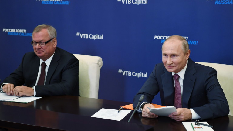 Андрей Костин, съюзник на руския лидер Владимир Путин и директор