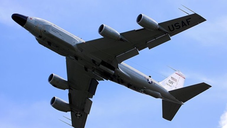 Разузнавателен самолет на военновъздушните сили на САЩ Боинг RC-135U е