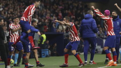 Куриоз: Футболист на Атлетико (Мадрид) вкара гол... след като го смениха (ВИДЕО)