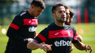 Българският национален отбор по футбол проведе тренировка преди световната квалификация